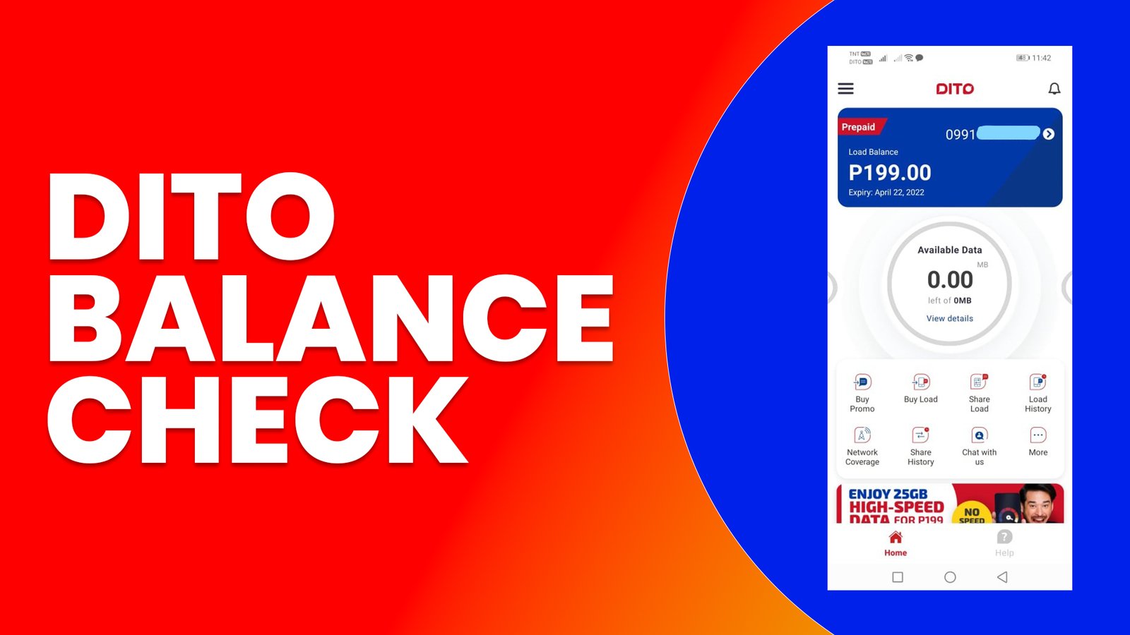 DITO Balance Check