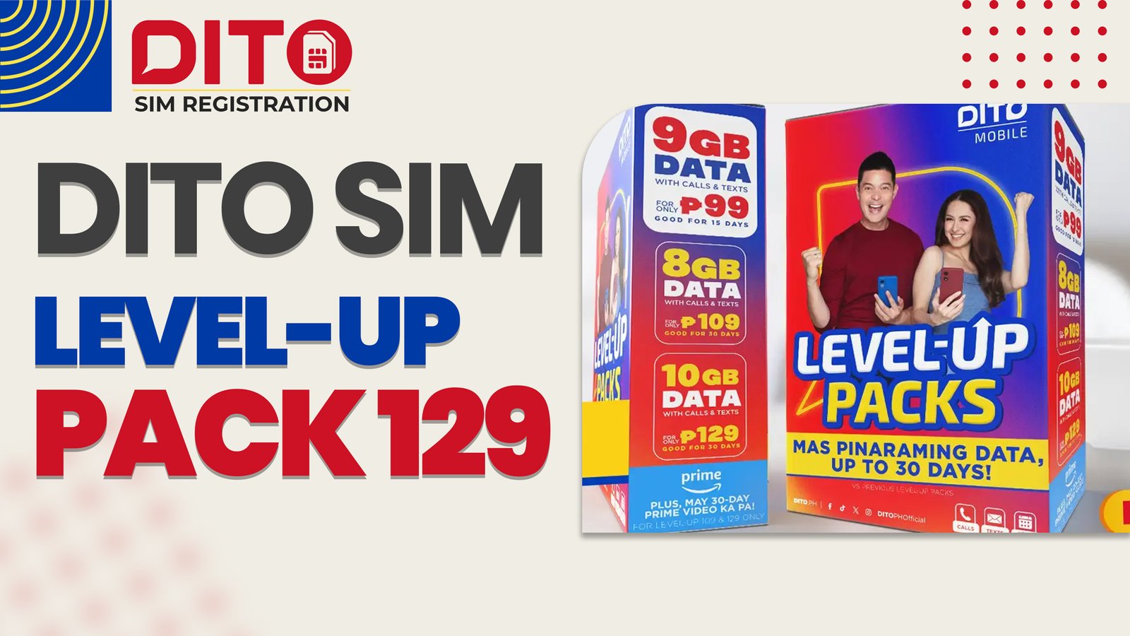 DITO Level Up Pack 129