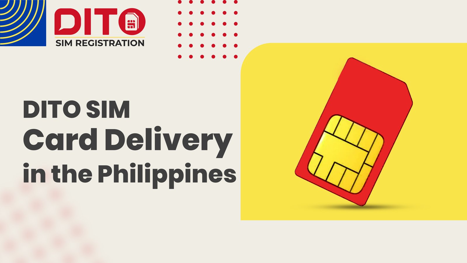 DITO SIM Card Delivery in the Philippines