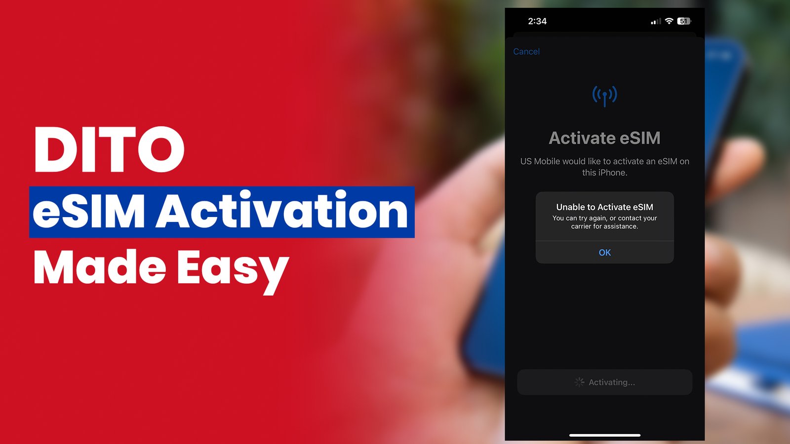 DITO eSIM Activation