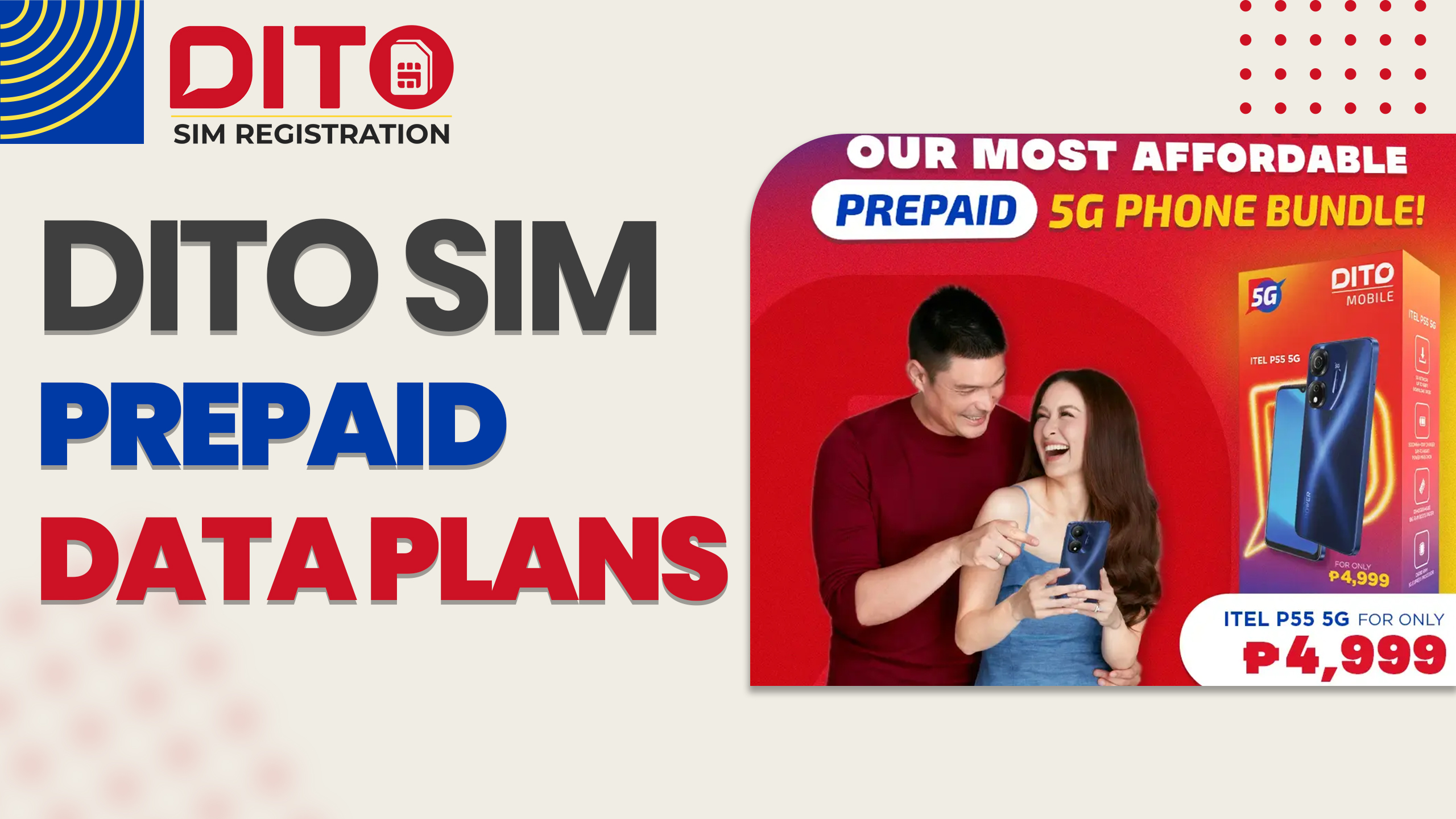 DITO prepaid data plans