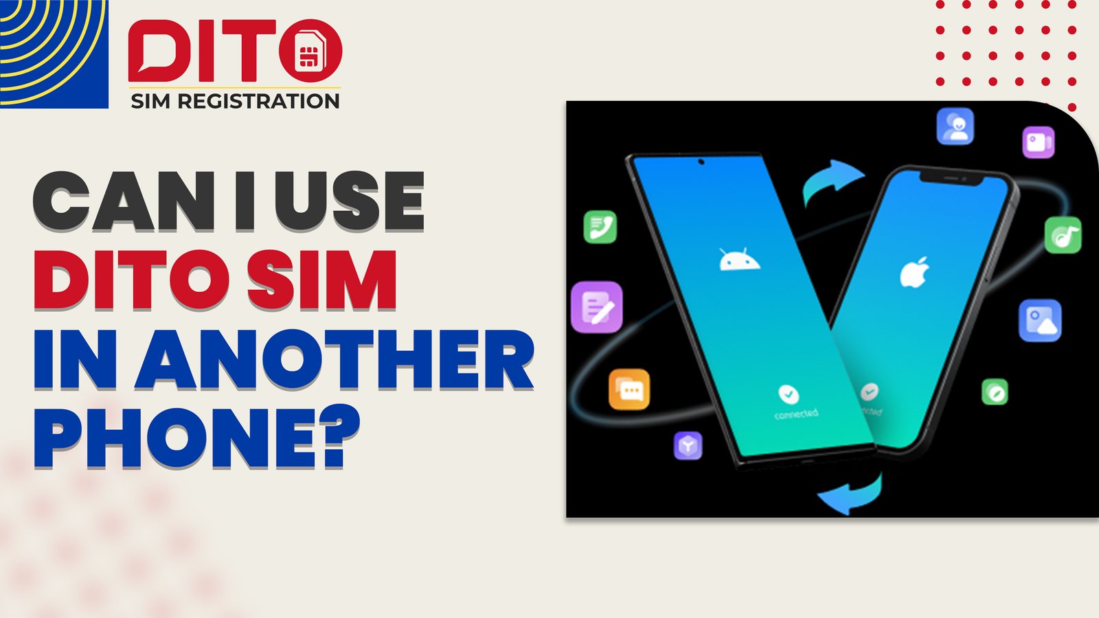 DITO SIM in Another Phone