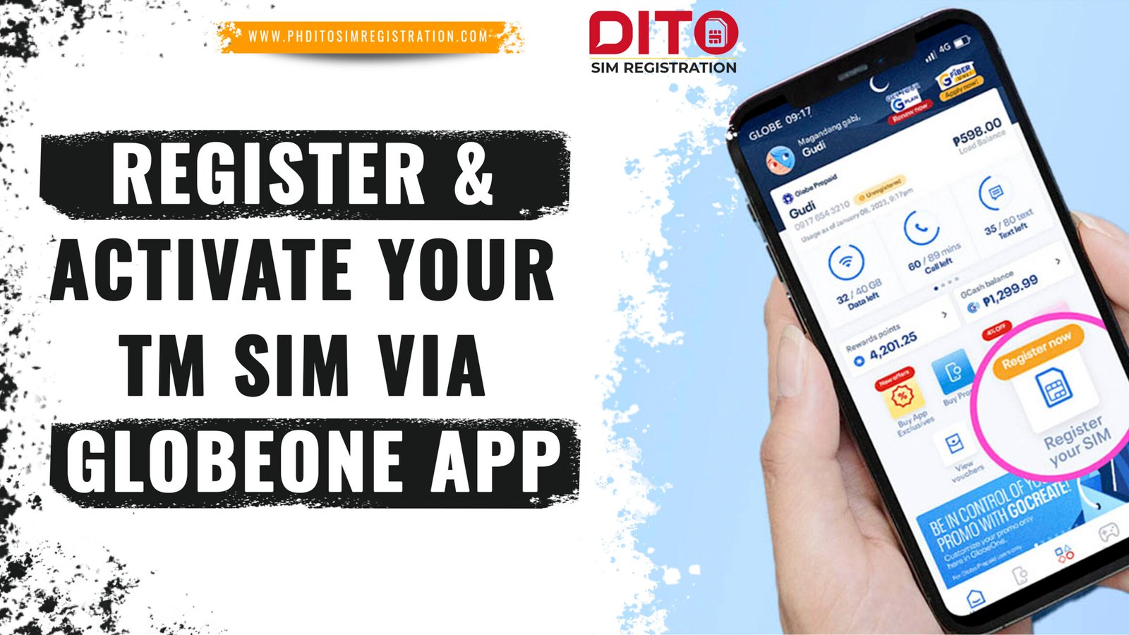 Activate Your TM SIM via GlobeOne App